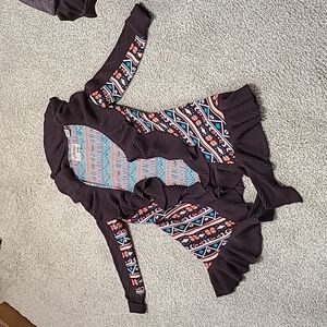 Women's Western style cardigan. Size Large